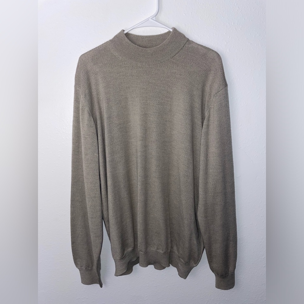 Valda 100% Merino Wool Men's Taupe Sweater